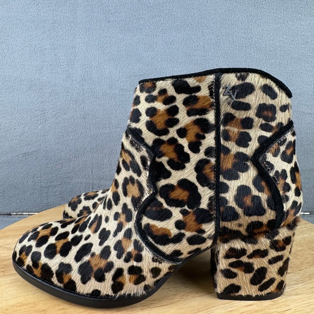 Zadig & Voltaire Leopard Print‎ Molly Leo Cowboy Boots Women’s Size 36/ 5.5-6 US